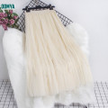 Spring And Autumn High Waist Beaded Mesh Skirt Supplier