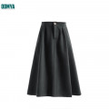 Autumn And Winter Thickened High Waist A-Line Skirt Supplier