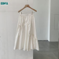 Spring New Elastic High Waist Drawstring Half Skirt Supplier