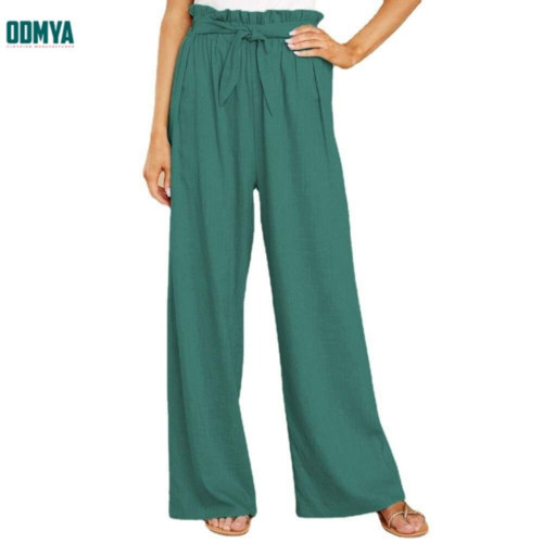 Summer loose colorful leisure pants soft handfeel pants