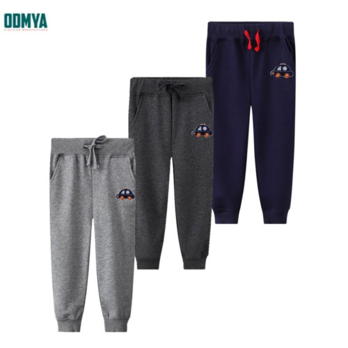 Autumn Children's New Sweatpants Elastic High Waist Pants
