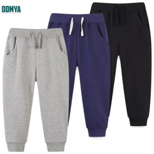 Spring solid color stretch high elastic waist threaded ankle sports pants
