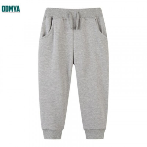 Spring solid color stretch high elastic waist threaded ankle sports pants