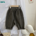 Children Elastic High Waist Loose Casual Trousers Supplier