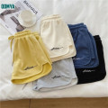Summer Soft Embroidery Loose Sports Shorts Women Colorful Shorts Supplier