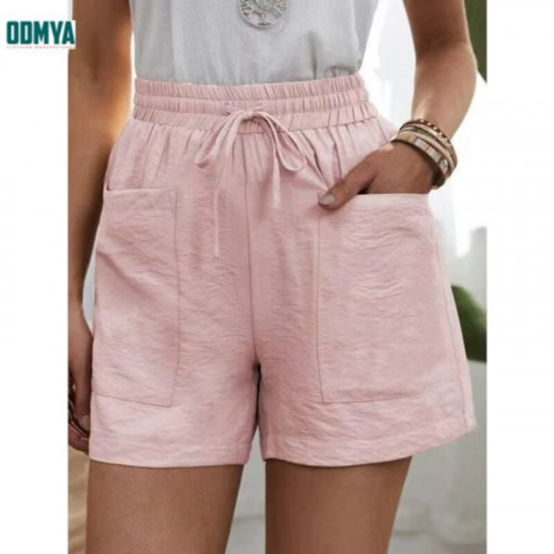 Summer New High Waist Rich Color Loose Shorts