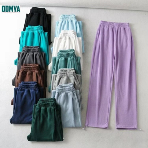 Elastic high-waisted loose pants Women's trousers