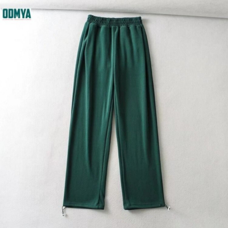 Elastic High-Waisted Loose Pants Women's Trousers Supplier