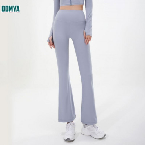 New elastic high waist micro flare pants