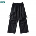 American Style Large Pocket Sports Loose Straight Pants Supplier