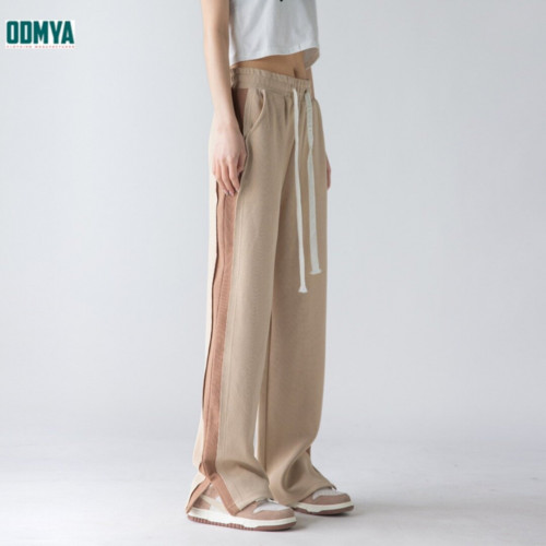 Spring and Autumn New Split Wide Leg Casual Sports Pants