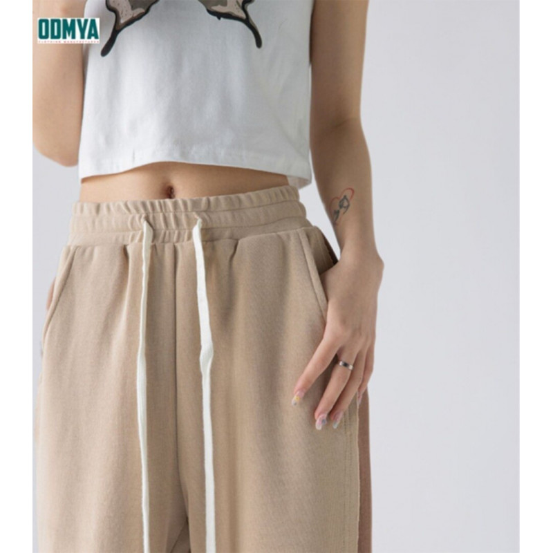 Spring And Autumn New Split Wide Leg Casual Sports Pants Supplier