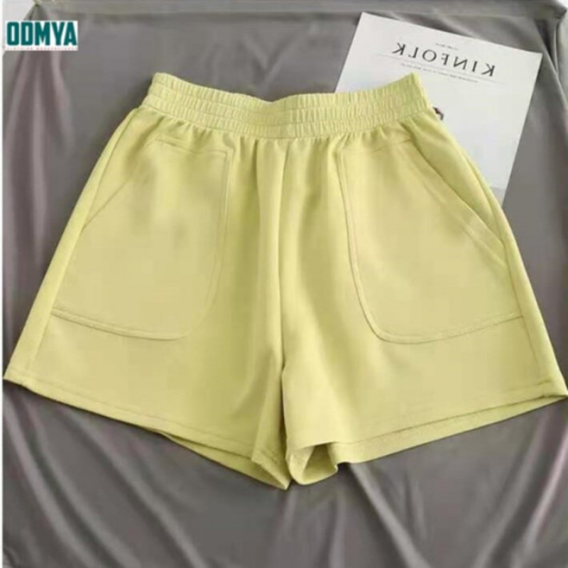 High Waisted Loose Fitting Solid Color Women's Sports Shorts Supplier