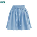 Summer Lightweight Chiffon Fabric Pleated Skirt Pants Supplier