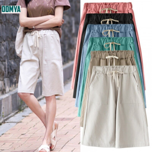 New Summer Thin Elastic High Waist Pants