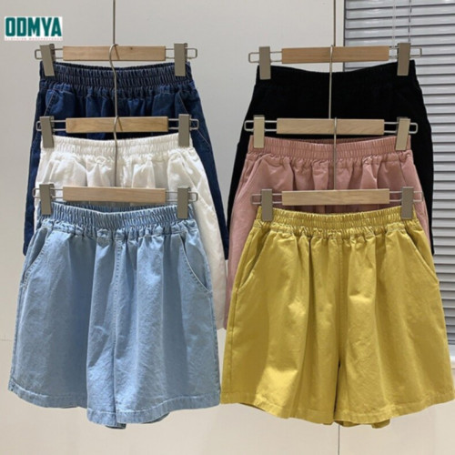 Casual high waisted versatile women's loose fitting shorts
