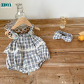 Summer Thin Baby Girl Sling Lace Jumpsuit Supplier