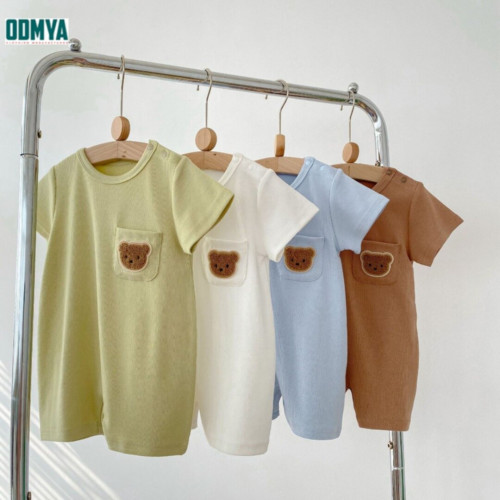 Summer thin round neck baby rompers baby jumpsuit