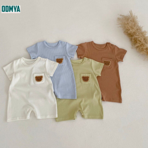 Summer thin round neck baby rompers baby jumpsuit