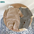 Autumn New Striped Baby Crawling Outfits Manufacturer Supplier