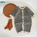 Autumn New Striped Baby Crawling Outfits Manufacturer Supplier