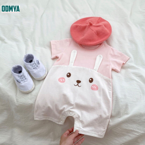 Summer cute cartoon short sleeved climbing suit