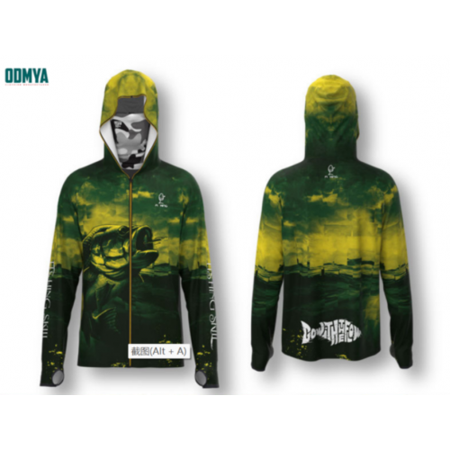 Printed Color Breathable Sports Fishing Tops