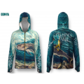 Printed Color Breathable Sports Fishing Tops Supplier