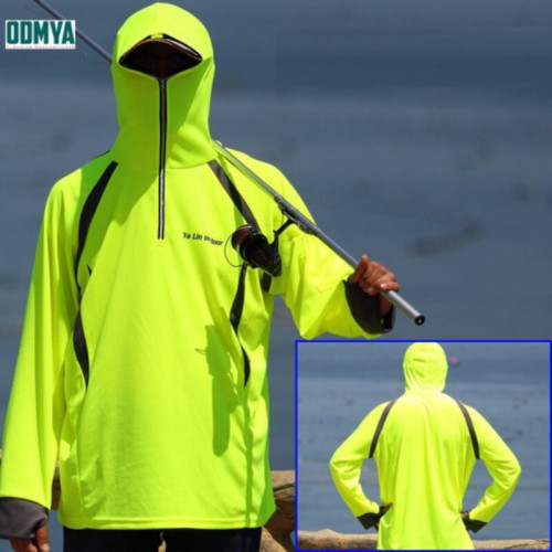 Printed Zipper Breathable Sunscreen Fishing Clothing