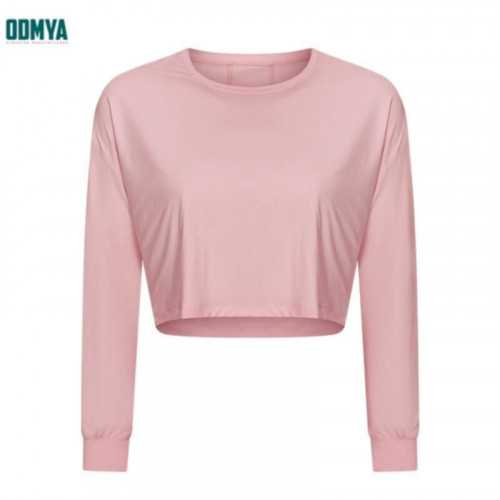 Loose quick-drying sports women's long sleeve tops
