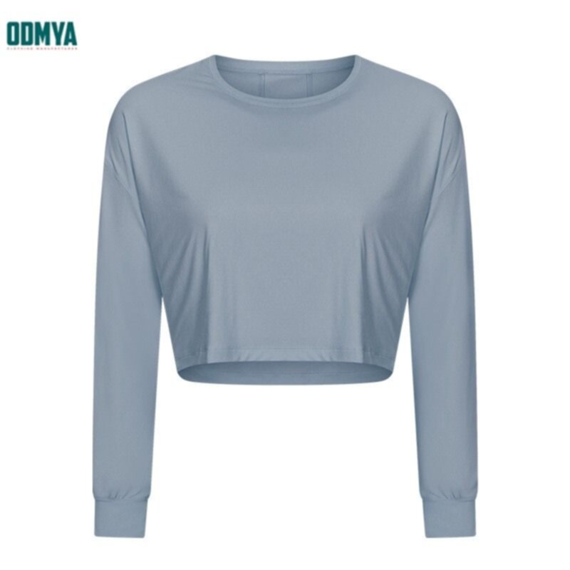 Loose Quick-Drying Sports Women's Long Sleeve Tops Supplier