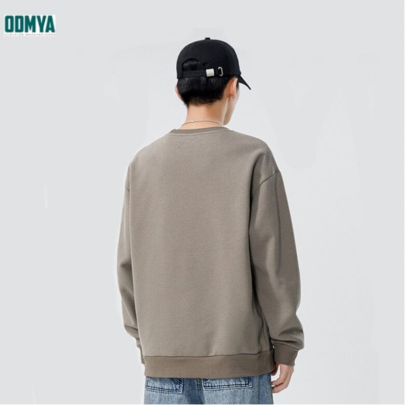 Men's Letter Printing Round Neck Loose Sweater Supplier