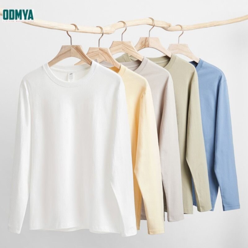 High Quality Cotton Round Neck Basic Long-Sleeved Top Supplier