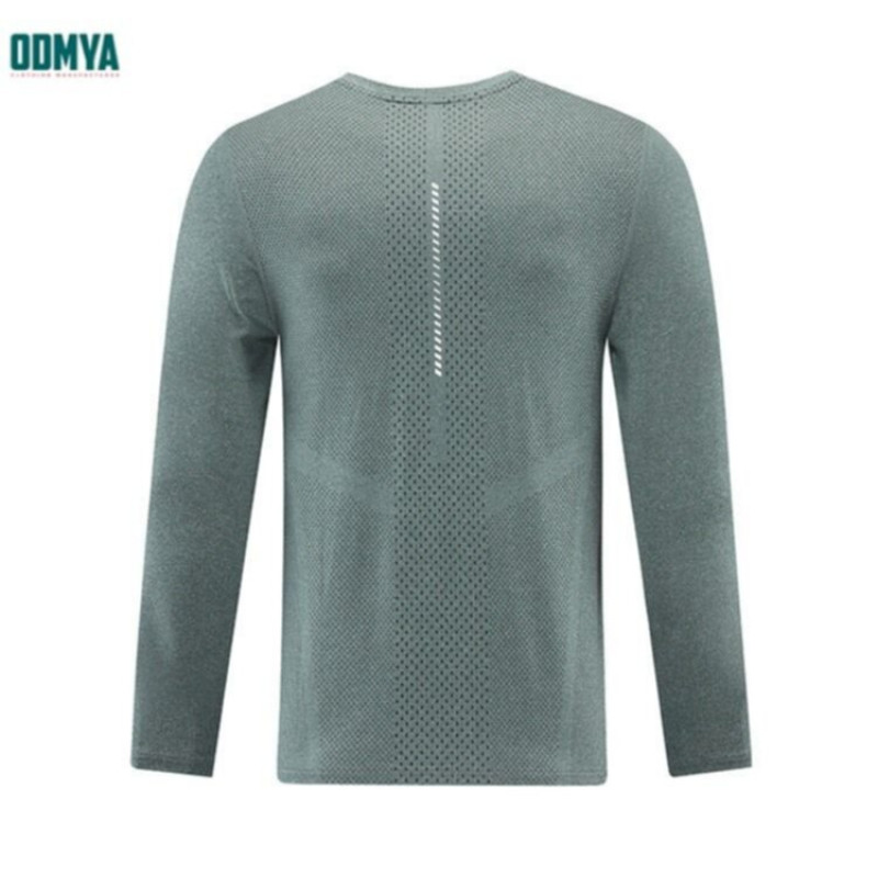 Long Sleeve Quick-Drying Round Neck Stretch Sportswear Supplier