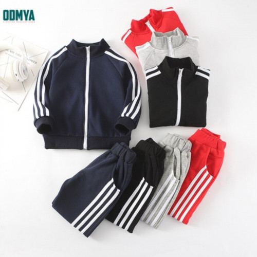 Spring children's sports coat and trousers set