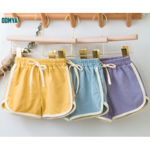Cute embroidered children's short-sleeve sports suit