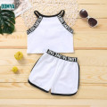 Girls' Summer Thin Sports Sling Clothes Shorts Suit Supplier