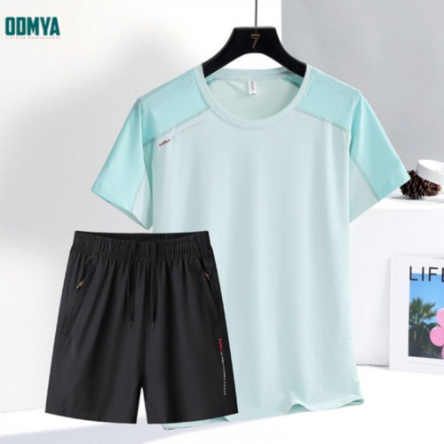 Breathable thin women's T-shirt sports suit