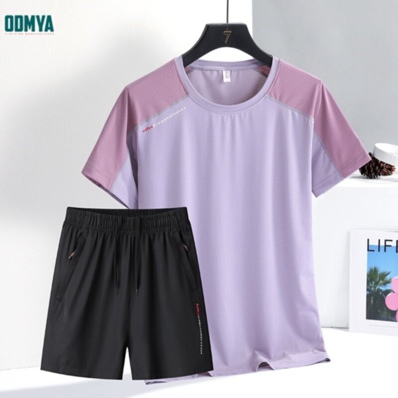 Breathable Thin Women's T-Shirt Sports Suit Supplier