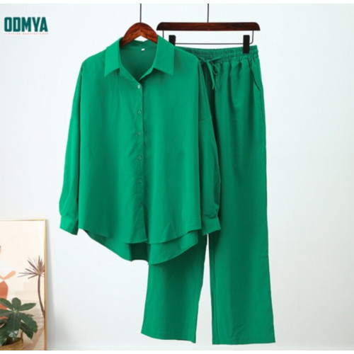 Fashionable new autumn/winter loose fitting shirt and pants set
