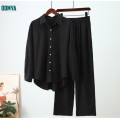 Fashionable New Autumn/Winter Loose Fitting Shirt And Pants Set Supplier
