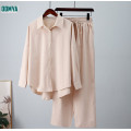Fashionable New Autumn/Winter Loose Fitting Shirt And Pants Set Supplier