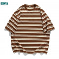 Teenage Trend Striped Printed Round Neck T-Shirt Supplier