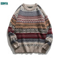 New Winter Round Collar Jacquard Men's Sweater Supplier
