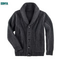 Loose Lapel Knitted Sweater Solid Casual Men′S Knitwear Supplier