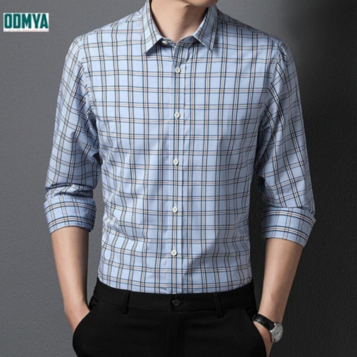 Men's Long Sleeve Polo Neck Men′s Shirt OEM Printed Blouses