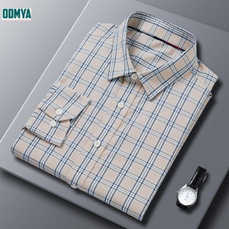 Men's Long Sleeve Polo Neck Men′S Shirt Oem Printed Blouses Supplier