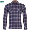 Autumn Plaid Pattern Shirt Soft Men′S Shirt Supplier