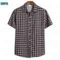 Short Sleeve Single Breasted Placket Oem Printed Men′S Shirt Supplier