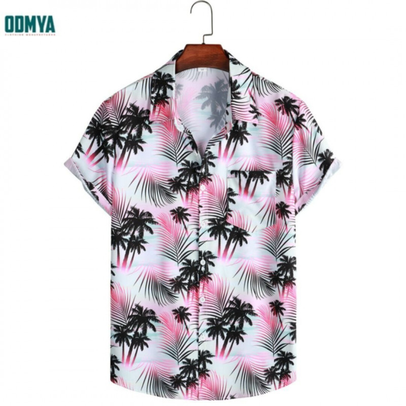 Beach Casual Summer Printed Men's Shirt Supplier
